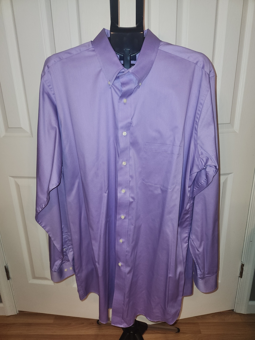 Izod Men's Lavender Button-Down Dress Shirt